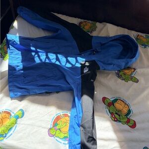 The North Face Royal Blue and Black Hooded Jacket